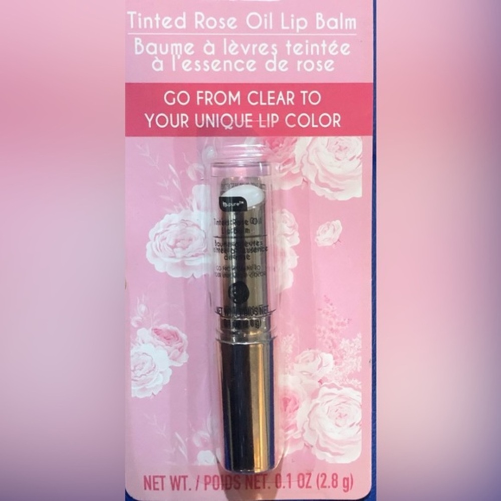 2pack Tinted Rose oil PH adapting lip balm new
